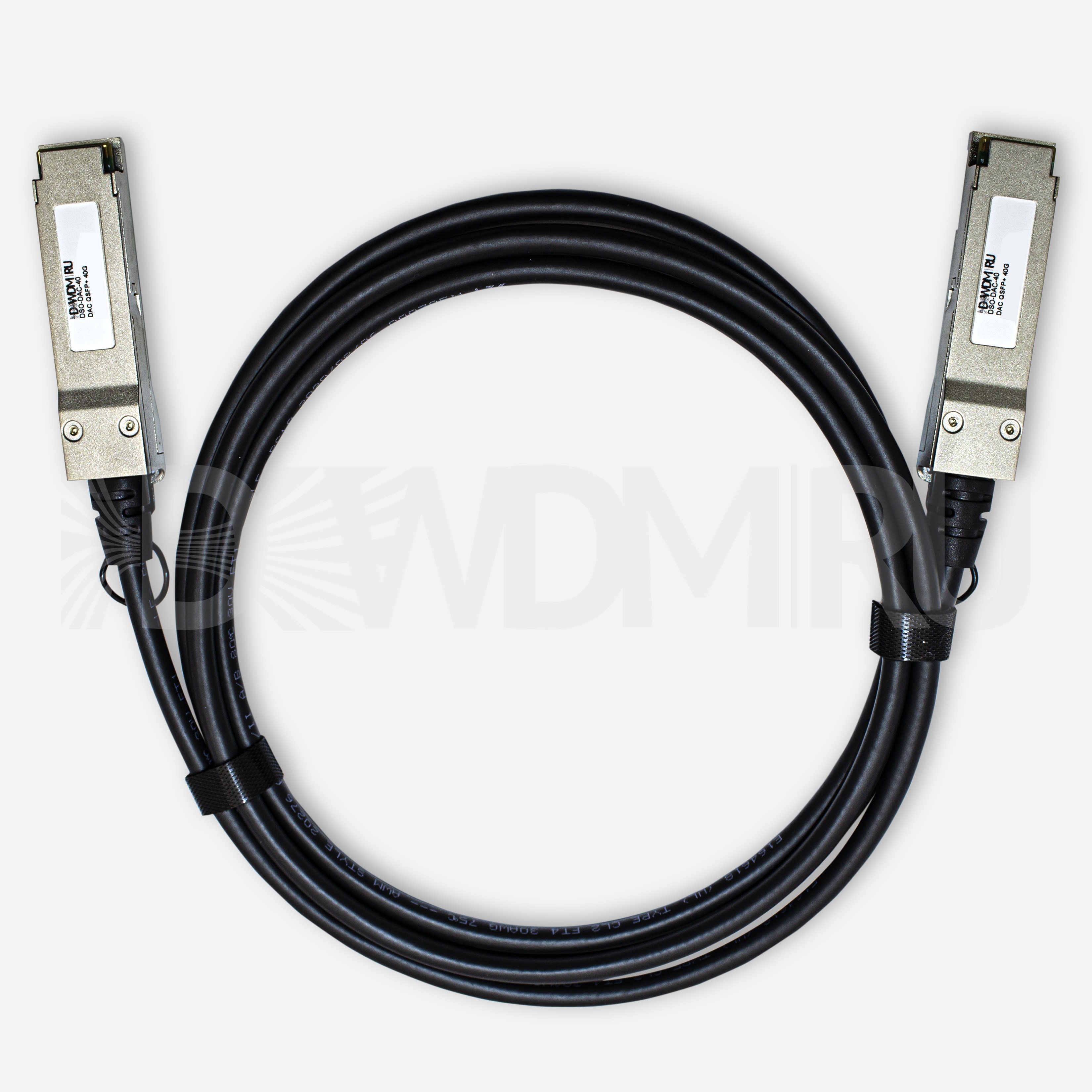 Intel совместимый кабель Direct Attached (DAC), QSFP+, 28AWG, 40 Гб/с, 5 м